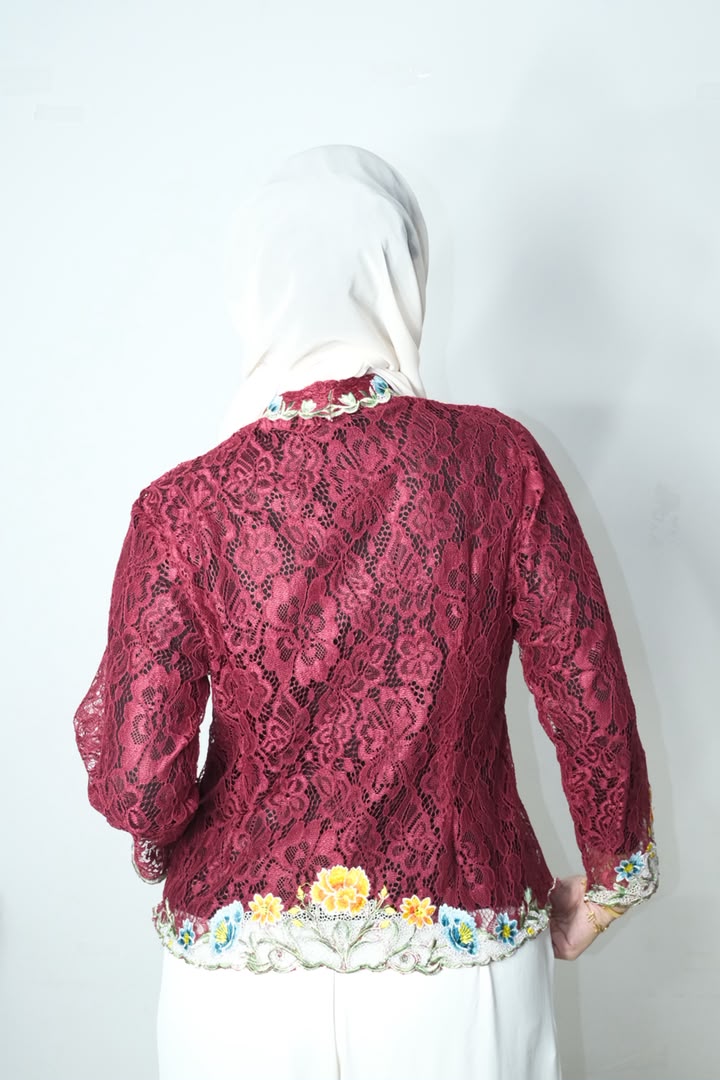 Seroja - Burgundy - Image 3
